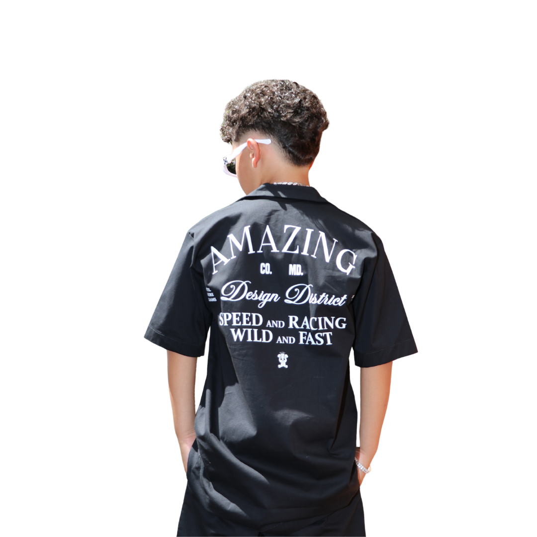 CAMISA DESIGN DISTRICT NEGRO