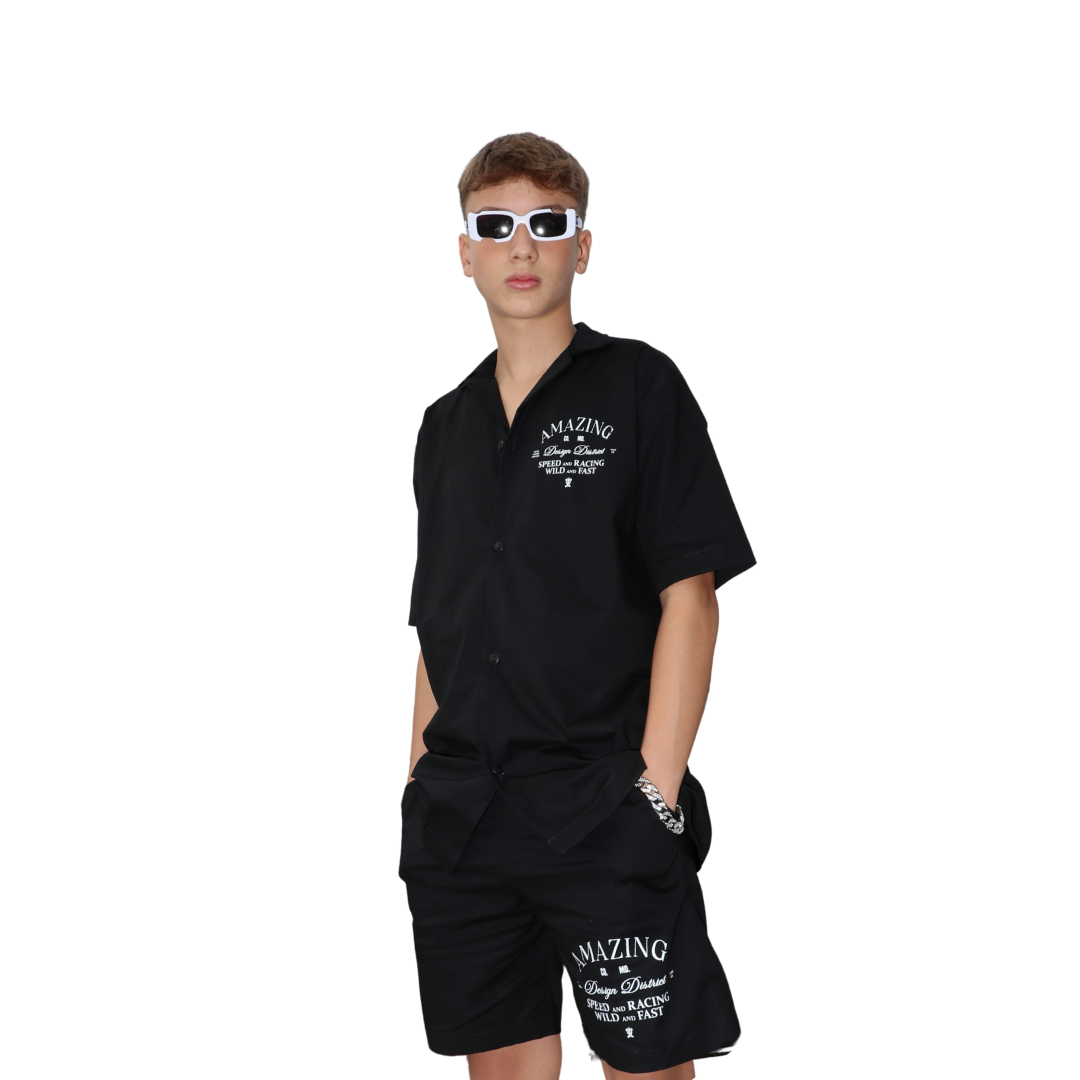 CAMISA DESIGN DISTRICT NEGRO