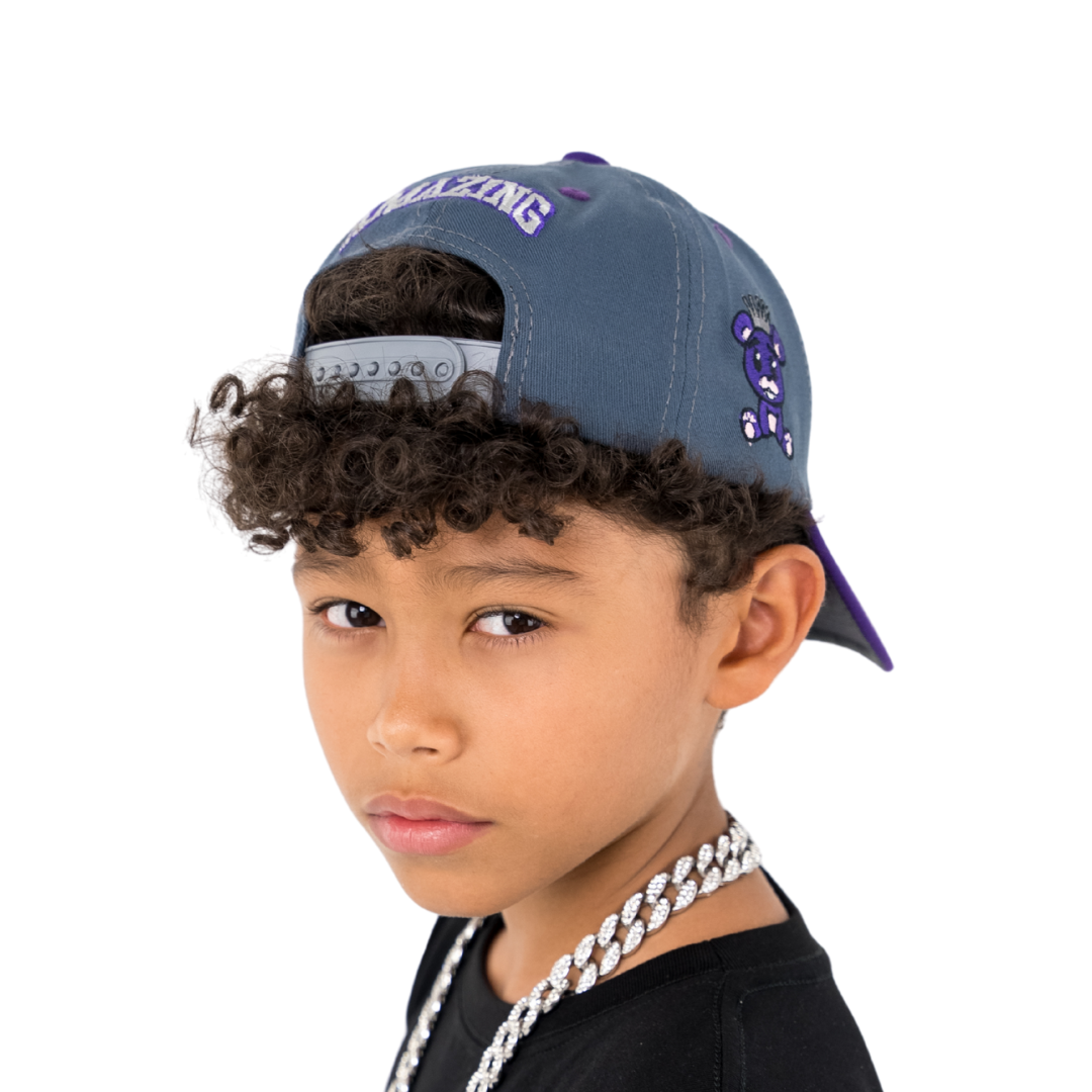 GORRA PURPLE PAWS DARK GRAY